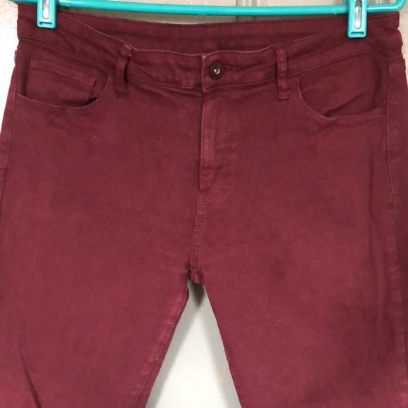 Maroon skinny Jeans - Picture 2 of 6